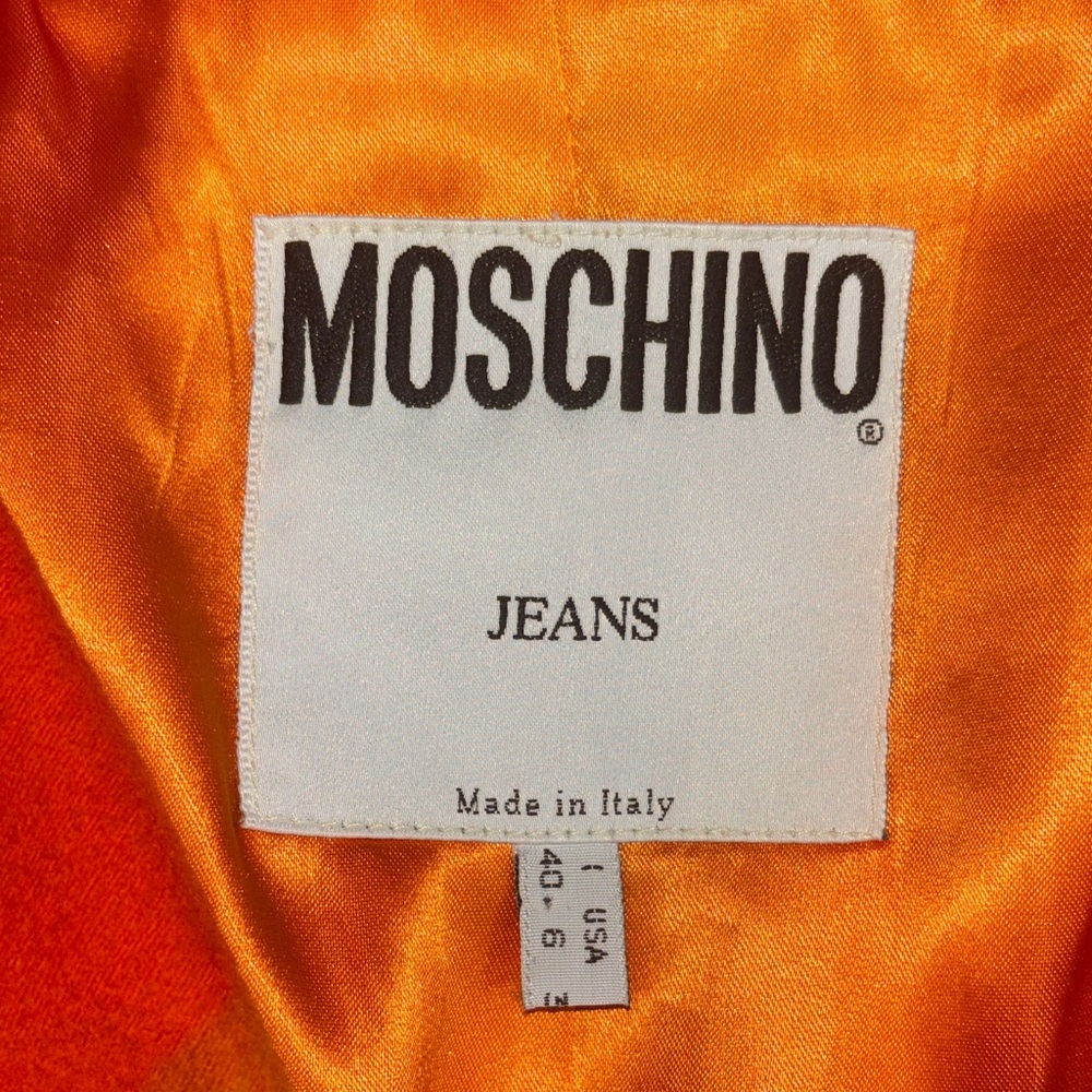 Moschino Multicolor Patchwork Blazer in Pink, Ora… - image 2